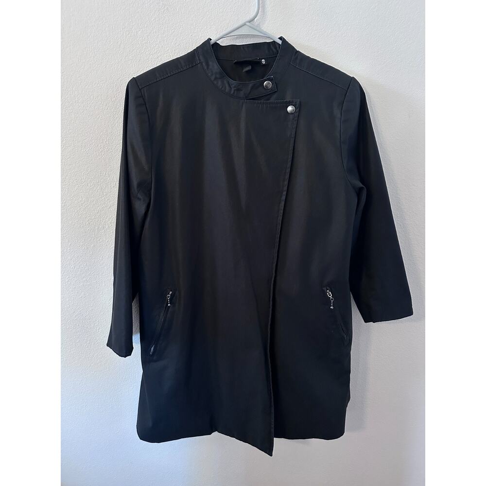 Alexander McQueen x Target size large Black Trench Coat goth vintage cotton